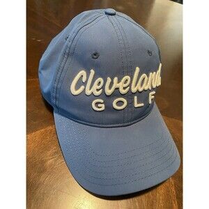 Cleveland Golf CG Unstructured Hook and Loop Adjustable Hat, Blue